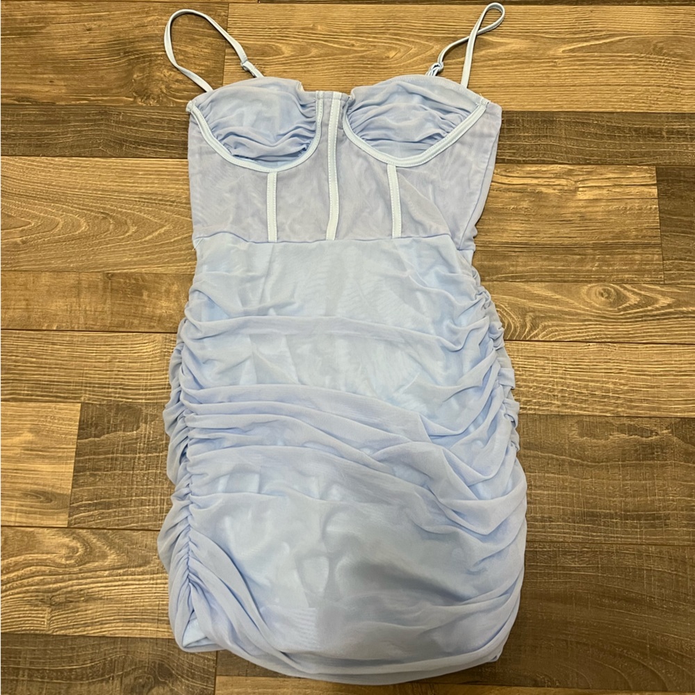 Shein light blue minidress